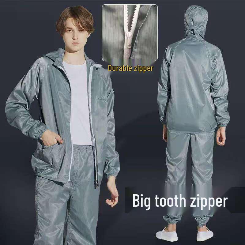 

Антистатический пылезащитный костюм с капюшоном для чистых помещений и мастерских