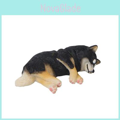 Small Size Siberian Husky Resin Model With Magnet For Refrigerator Decoration And Giftgiving