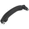 1pc Car Black Right Door Pull Handle Leather Cover Replacement For Land Rover L550 For Discovery Sport 2015-2019 Accessories