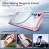 For Samsung Galaxy S23 FE Magnetic Case TPU+PC Clear Phone Cover with Thickened Corners