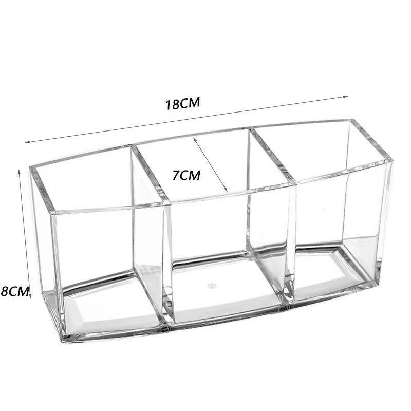 2025 Multi-Compartment Makeup Brush & Skincare Organizer