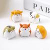 Set of 6 Mini Resin Hamsters Cute Car Accessories for Men Women, Funny Car Interior Ornaments for Car Rearview Mirror Dashboard Decorations