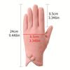 Zwei Tasten V-Manschette Wildleder Handschuhe Einfarbig Elegante Touchscreen Handschuhe Herbst Winter Warm Kalt-proof Weibliche Handschuhe