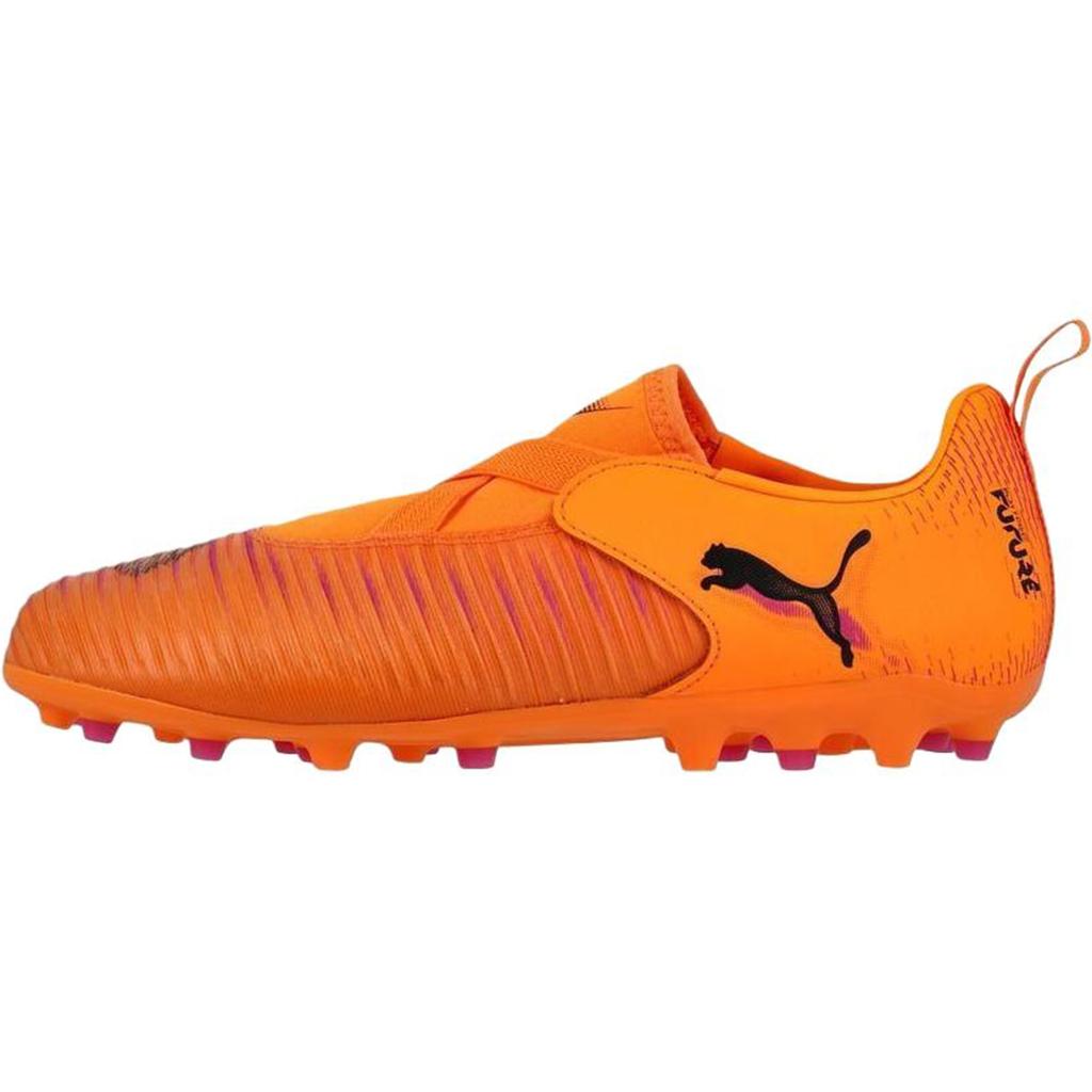 Puma Future 8 Match Laceless Mg Comfortable Fit Low Top Football Shoes Kids Football Shoes Orange 108619-03