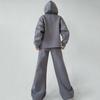 Women's Casual Hoodie and Wide Leg Pants Set , 8 Color Options