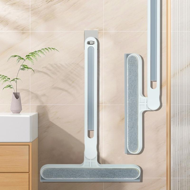 Window Scrubbers Squeegee for Home Office Ergonomic Grip and Rustproof Glass Cleaner Scraper