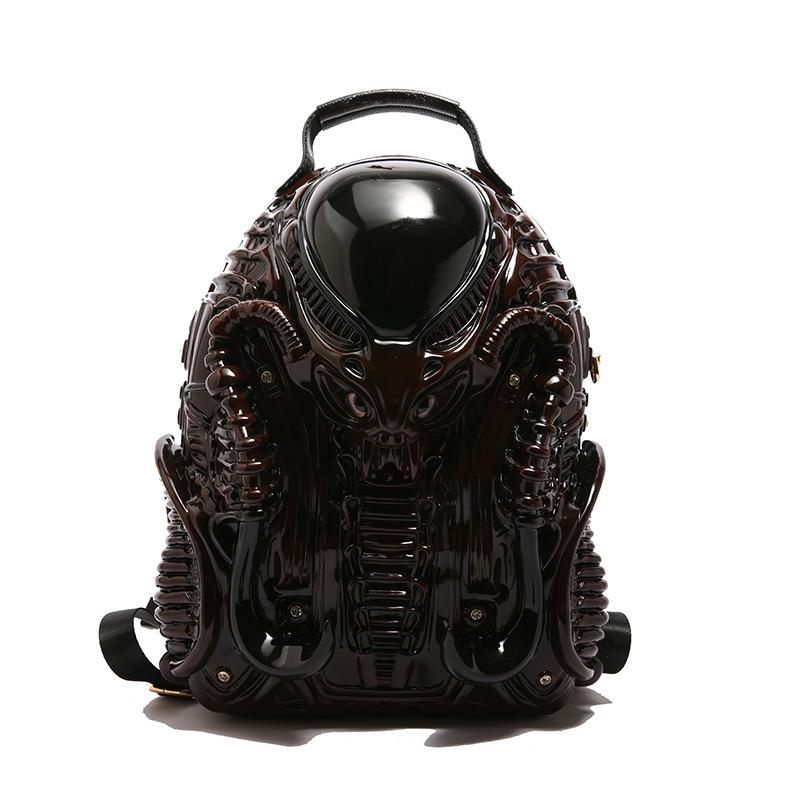 2025 Punk-Style Acrylic Backpack: European Fashion, Large Capacity, Unique Design for Women