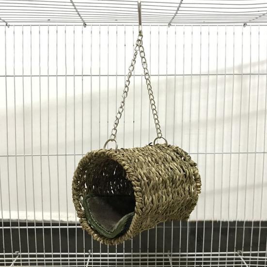 3Pcs Pet Hammock Swing Tunnel House Bed Ladder Hamster Squirrel Hanging Cage Toy