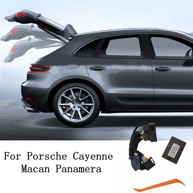Дистанционное управление закрытием багажника для Porsche Cayenne Macan Panamera Управление ключом Модуль электрического переключателя задней двери 11-17 cayenne