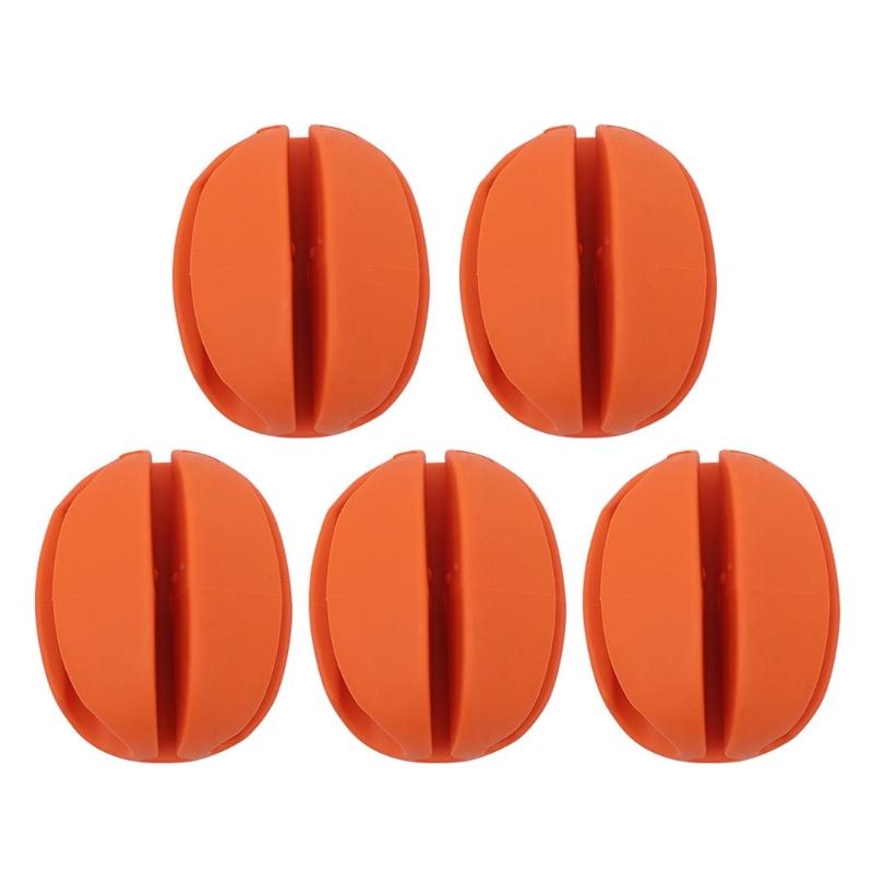 5Pcs/pack Fishing Rod Fixed Ball Protectors Easy To Clean Wear Resistants