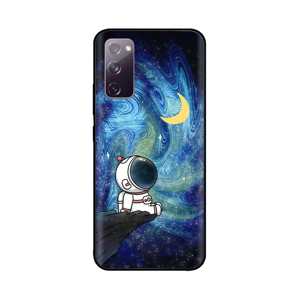 For Samsung Galaxy S20 FE Phone Case Cute Panda Funda Back Cover For Samsung S20 Ultra S20+ Liquid Silicone Protective Bumper