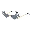 Sunglasses Female Flame Exaggerated Shape Cool Sunglasses Female Tide Ball Funny Little Fish Glasses