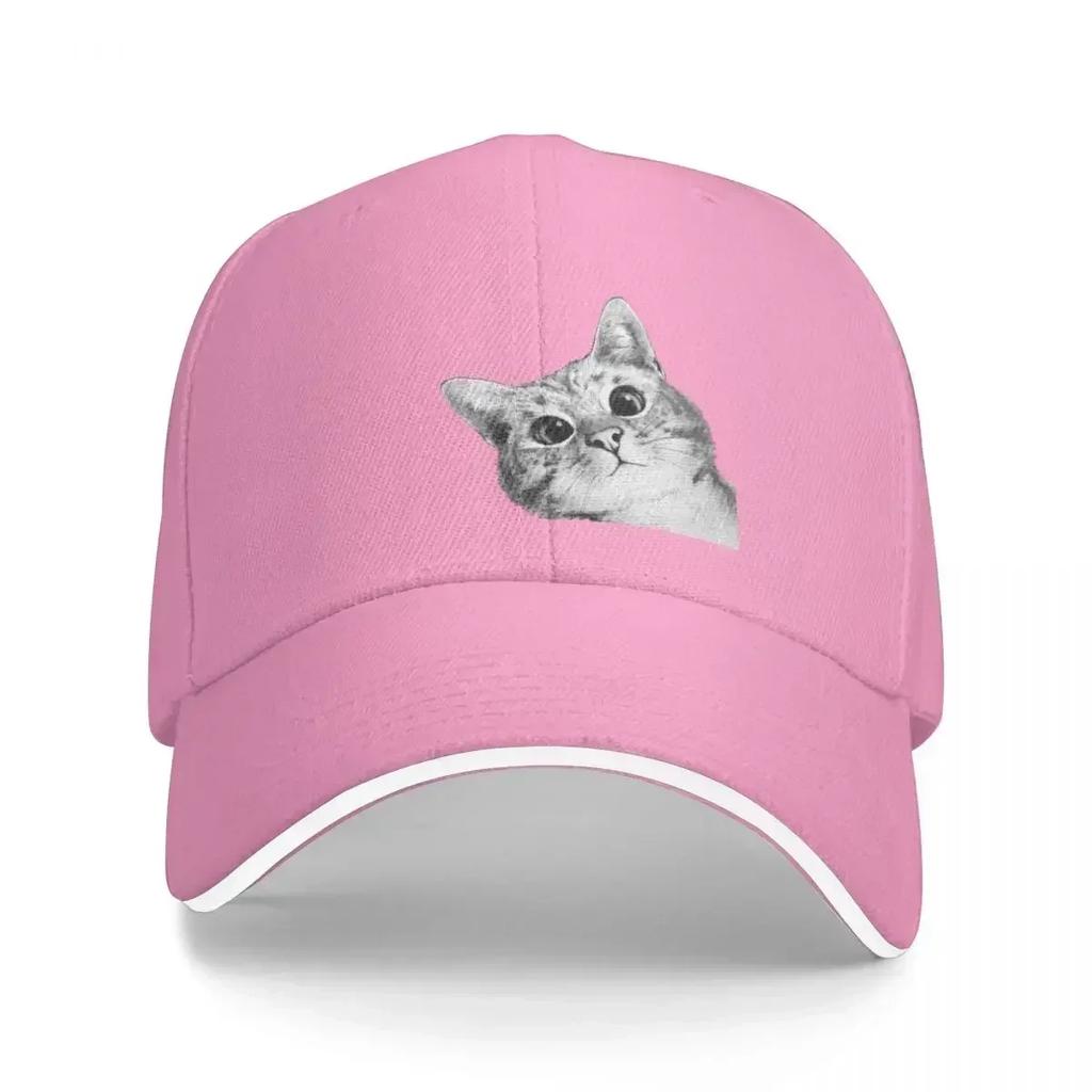 sneaky cat Funny Baseball Cap Horse Hat Adjustable Rave Caps For Women Men's