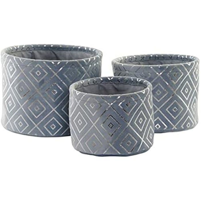 Coșuri din poliester - ARTICOL - Set de 3 - Multicolor - Cu rotile - Practice și elegante