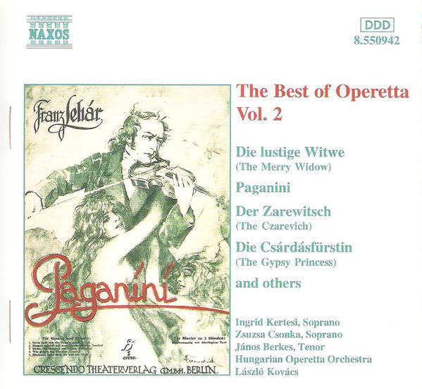 CD FRANZ LEHÁR, IMRE KÁLMÁN, JOHANN II - Best of Operetta 2  8550942 Naxos 1996 Germany Classical Used
