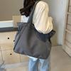Casual Fashion Large Capacity Tote Bag Simple Travel Bag Women Large Shoulder Bag Handbags Drawstring Tote Handbag
