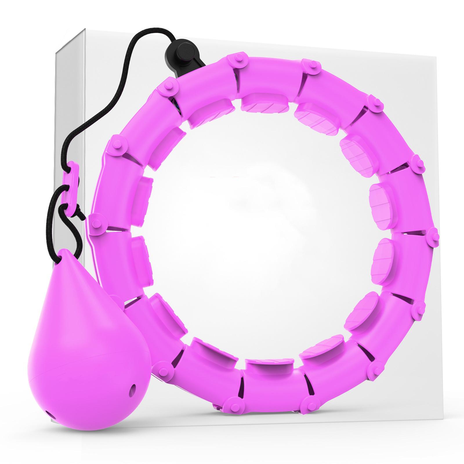 

Weighted Fitness Hula Hoop for Men and Women - Tones Abdomen, Shapes Waist, Reduces Fat, and Provides Massage.