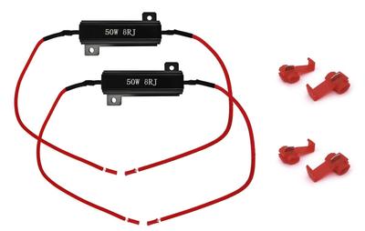 2 Pcs Resistor - CAN Error Decoder 50W 8 Ohm 12V Off-Road