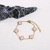 Four Leaf Clover Women's Bracelet Light Luxury Luxury Luxury Jewelry Accessories Handmade