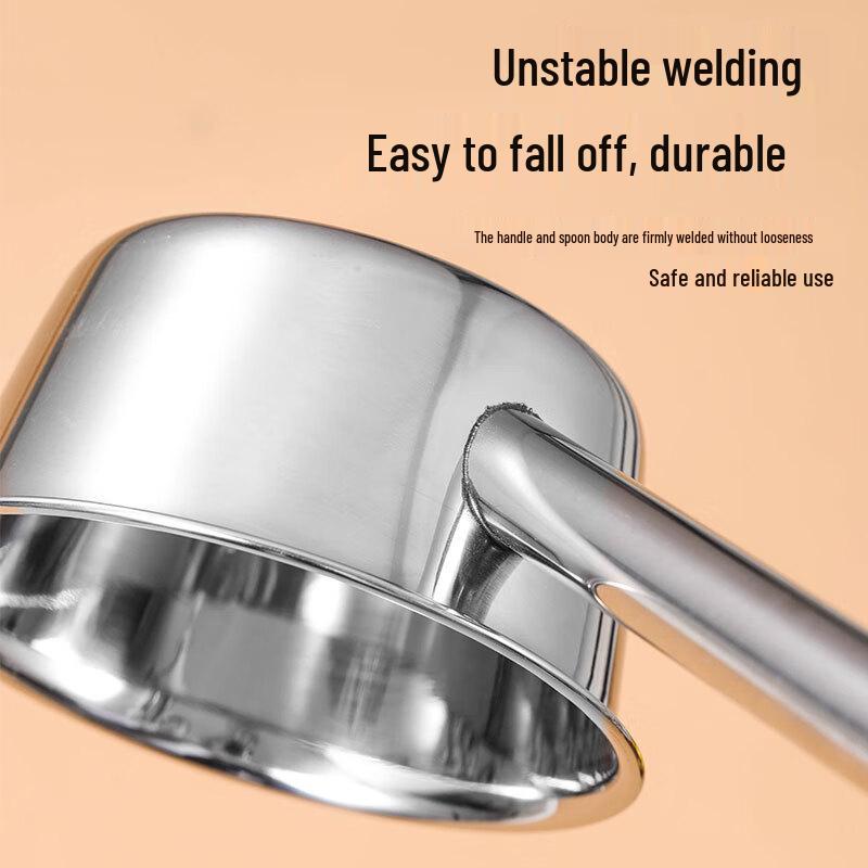 Extra Thick 304 Stainless Steel Long Handle Water Ladle