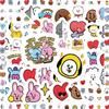 BTS Stickers,Stickers for Laptop Journal Skateboard Guitar Luggage