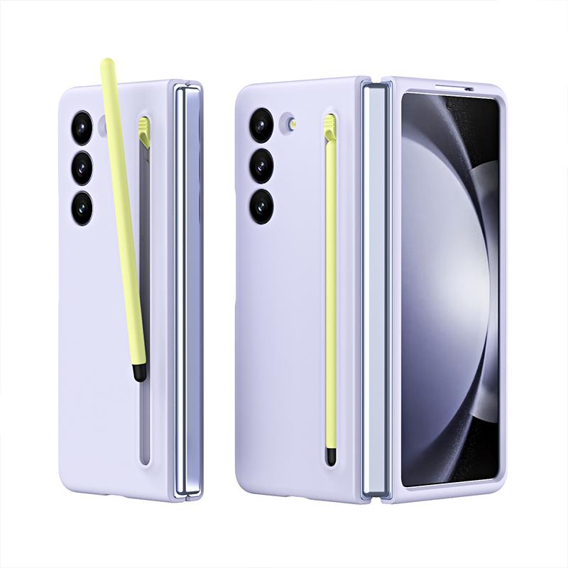 Per Samsung Galaxy Z Fold 7 6 5 4 3 Custodia con Porta S Pen e Stilo Integrato Pellicola Protettiva Privacy Cover per Telefono Antiurto