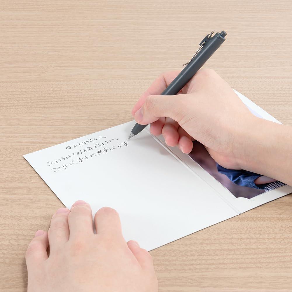Nakabayashi Light Photo Mount Folder 2L Size Portrait 1-Sided Milky White LPM-2L-102-W Slip-in Paper Picture Frame