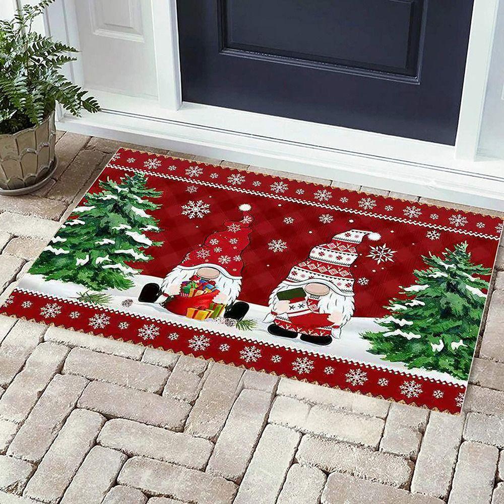 Mat Living Room Bedroom Xmas Home Decor Christmas Decoration Corridor Carpet Door Mat Hallway Mat