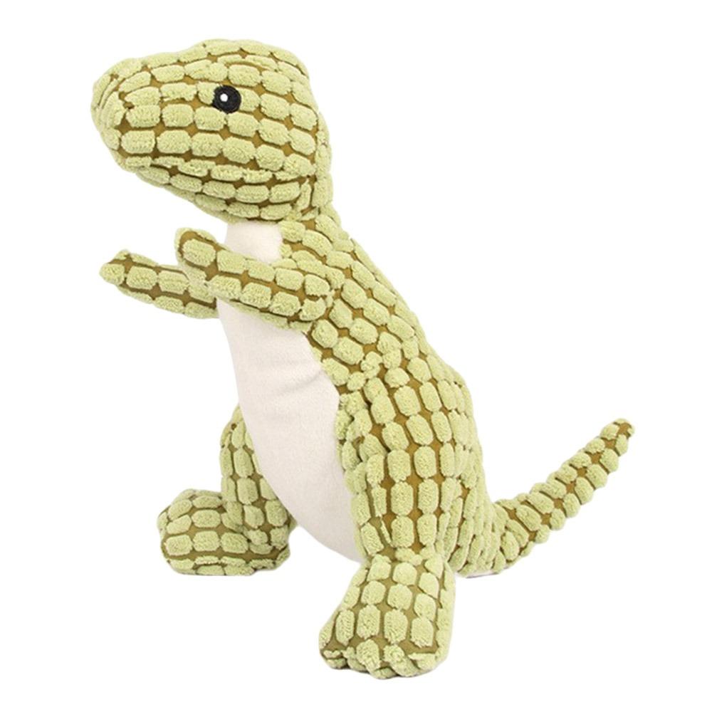 33cm Tooth Cleaning Pet Companion Toy Sounding Doll Doll Chew Toy Portable Plush Dogs Toy зелёный