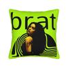 Charli Xcx Brat Pillow Case Comfy Pillow Cover For Office Car Home Decor Retro Trendy Cushion Cover