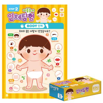 Steg 2 i Mitt barns första pusselspel - Människokroppen utforskning 24-bitars brädspel