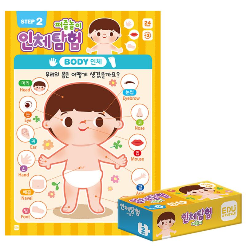 

Шаг 2 моей первой игры-головоломки - Исследование человеческого тела 24-элементная настольная игра