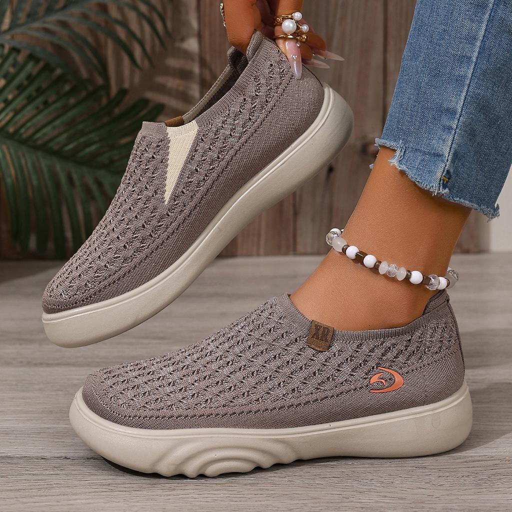Fashion 2025 Summer New Casual Women's Shoes Soft Bottom Comfortable Breathable Flat Shoes Outdoor Ladies Shoes