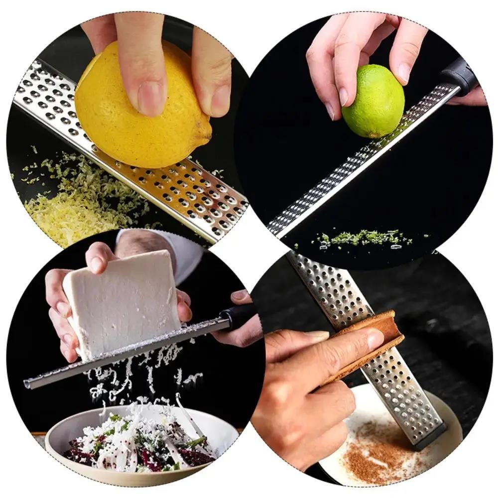 High Quality Stainless Steel Peel Lemon Cheese Vegetable Grater Peeler Sharp Blade Choppable Cheese Kitchen Tools 1