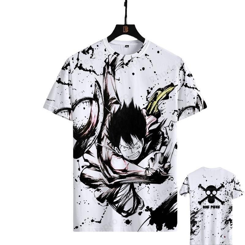 Japanese Printed Adult Men Summer Short Sleeve Tshirt Kids Cosplay Street Casual Clothing