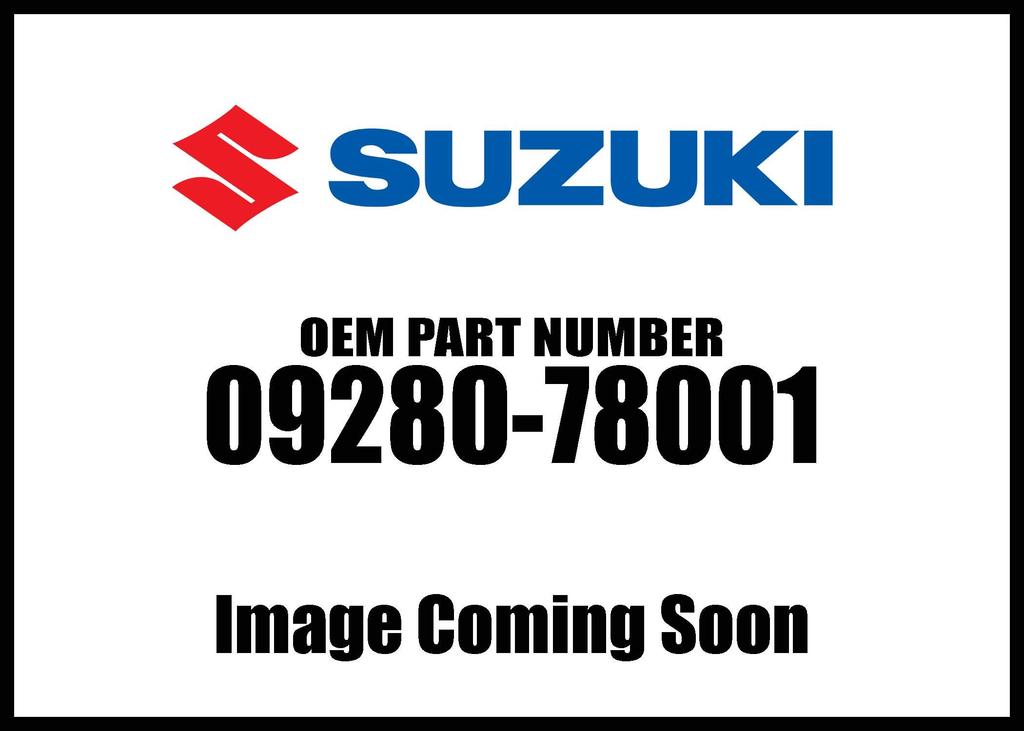 SUZUKI Genuine Parts O-Ring D: 3 ID: 78 Elio Cartus (Esteem Crescent) Part Number 09280-78001