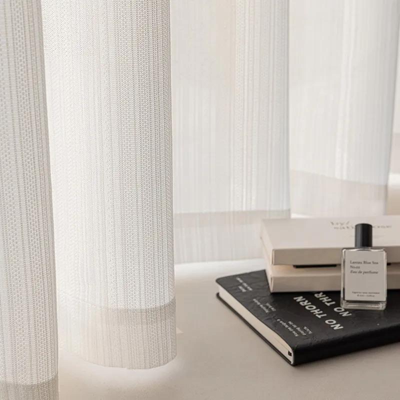 2025 New Vertical Louver Screen Curtain Blackout Phantom Curtain White Bay Window, Balcony Sunshade Window Screen, White Screen.