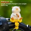 Resin Cat Art Toy With Fishing Motif For Wedding Or Birthday Gift