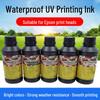 Waterproof Color UV Ink for I1600, I3200, XP600, TX800 Printheads (5th & 7th Gen) - Hard, Medium, Soft.