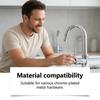 Chrome Repair Solution: Mirror-like shine, dual-tip design for flexible application, suitable for various chrome-plated metals