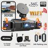 Car 4Ch Dash cam 360° WIFI Video Recorder Car DVR Recording Camera 1080P Front left right Rear Black Box 24H Parking Auto Parts