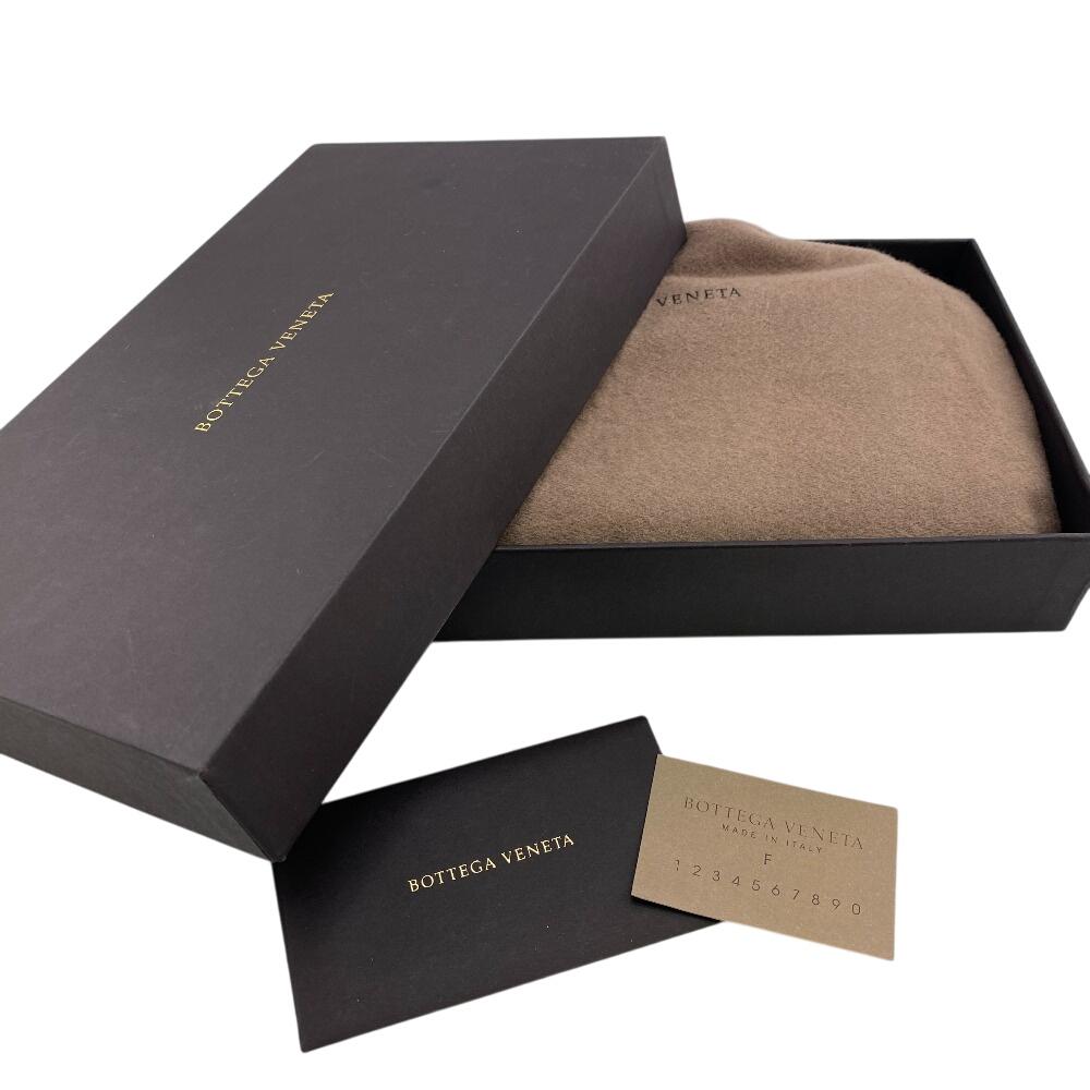 BOTTEGAVENETA Zip Around INTRECCIATO leather Purse black leather mens Used