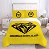 3D Printed Macabi Netanya Beding Set Soft Duvet Cover Bedrom Warm Comforter Single Twin King Sized Dimensions Comfortable Quilt Cover Home Textile