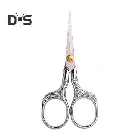Vintage Chinese Style Sewing Scissors Heavy Duty Stainless Steel Sharp Blade Multipurpose Tailor Scissors DIY Embroidery Arts Crafts Crochet Yarn