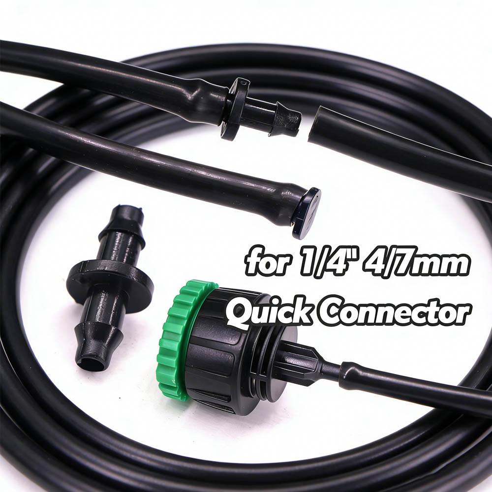 1/4" Spacing 25cm PE Hose Drip Emitter for Garden Greenhouse Lawn Plants Watering Agricultural Farm Irrigation Tubing Dripper