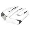 2Pcs Silver Front Fog Lamp Cover Trim Accessories For Ford Explorer 2016-2017 Us