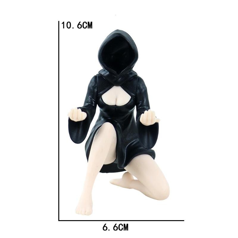 3D Printed Mysterious Black Robe Queen Desktop Pen Holder Multifunctional Organizer Unique Gift for Office Desk Decor