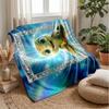 Jeweled Turtle Garden Theme blanket Lightweight Warm Flannel Blanket Decorative Throw Blanket for Home Decoration