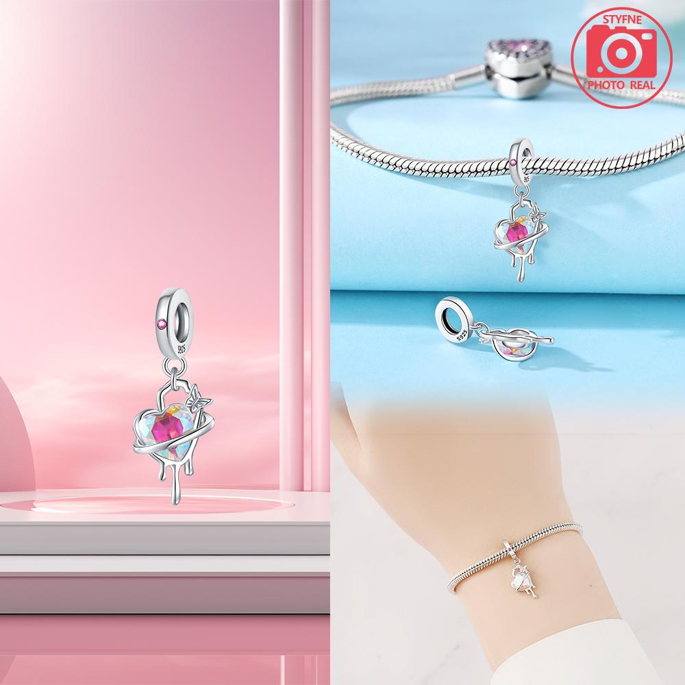 Copper Charms Yin Yang Love Pendant For Dangle Pendant Bead Jewelry Beads  New Gifts For Women