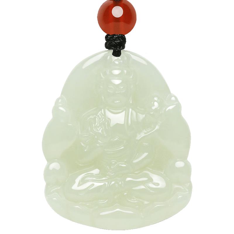 Fengxi Jewelry Zodiac Horse Hetian Jade Amulet Pendant